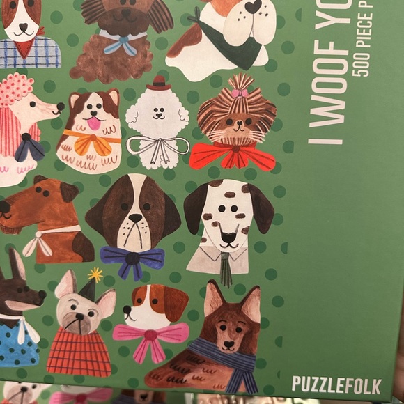 Puzzlefolk I Woof You 500 piece puzzle. All pieces are there.Excellent condition - Picture 3 of 5